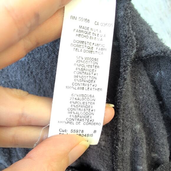 Red 23 Drape Open Front Cardigan Women's XS Made In USA - Picture 3 of 7